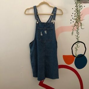 Pull & Bear Denim Overall Dress